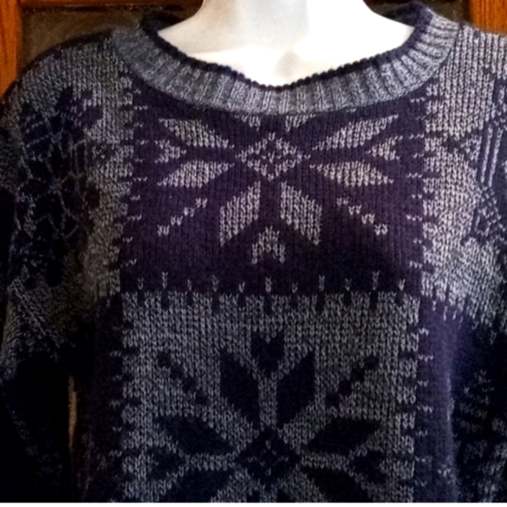 Vintage 80's, Winter/Christmas, WARM, Crew Neck, Long Sleeved, Sweater